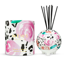Load image into Gallery viewer, Hand-Poured & Custom Designed Blush Peonies Scented Reed Diffuser By Mews