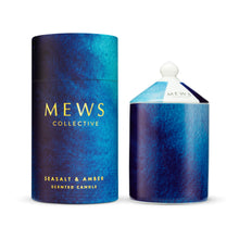 Load image into Gallery viewer, Hand-Poured & Custom Designed Seasalt & Amber Scented Reed Diffuser